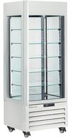 Diamond FULL Vitrine 440 Lt. 5 Glazen Niveaus Geventileerd WIT - MAX/507-PW