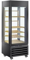 Diamond FULL Glazen Vitrine" 440 Liter 1 Niveau + 2 Planken Geventileerd WINE ZWART - MAX/507-VB2