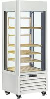 Diamond FULL Glazen Vitrine" 440 Liter 1 Niveau + 2 Planken Geventileerd WINE WIT - MAX/507-VW2
