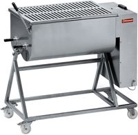 Diamond Vleesmenger in R.V.S. 120 kg, onderstel op wielen | MCR-120P/N