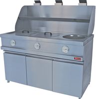 Gasfriteuse | 3 Ronde kuipen | MIKA/3-MC | Diamond