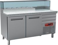 Pizzeria Koelwerkbank, 2 Deuren 600X400, 3 Neut - Diamond - MR-PIZZA/R2
