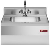 Spoelbak 400x400xh200 Met Mengkraan En Hevel - Diamond N60/LV6T-N