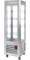 Panoramische Koelvitrine geforceerd | 360L, 5 Roosters | R290, milieuvriendelijk | +2°C / +10°C | RVS | Diamond SNE/GN-A5-R2