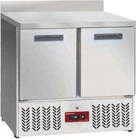 Diamond Koelwerkbank 2 Deuren GN 1/1, met Achterwand - SA26/X2D
