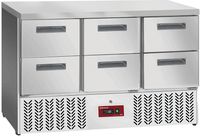 Diamond Koelwerkbank 6x 1/2 Laden GN 1/1 - SA36/C6