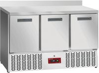 Diamond Koelwerkbank 3 Deuren GN 1/1, met Achterwand - SA36/X3D