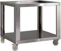 Imitatie RVS Steun Voor 2x Gl9/35-D, Wielen, 2 Met Rem, Diamond SGL18/35-D