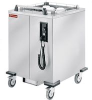 Diamond Verwarmde stapelkar met veren voor manden 500x500 mm | SH-MS/B