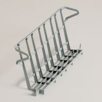 Diamond Schuine x glazen, mand 500x500 - polypropyleen | SVR-50