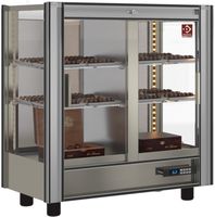 Gekoelde Chocolade Vitrine Lt.216 - Moduleerbaar - Diamond PCC-1-R6