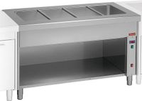 Diamond Bain-marie element op open kast 4x GN 1/1 | S80/BT15