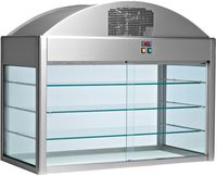 Onafhankelijke Gekoelde Vitrine met Gordijn (met Bodem) - Diamond S80/VRAF22-R2