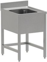 Diverso by Diamond WR-C1EX-DX1 RVS spoeltafel ECO met 1 kuip, zonder onderlegplank