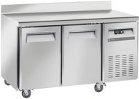 Diverso By Diamond Vrieswerkbank, Geventileerd, GN 1/1, met Achterwand, op Wielen, 2 met Remmen - WR-GTB2-2BD