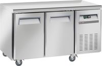 Diverso By Diamond Koelwerkbank, Geventileerd, GN 1/1, op Wielen, 2 met Remmen - WR-GTN2-2N