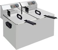 Diverso By Diamond Elektrische Friteuse Tafelmodel 2x 7 Liter - WR-EF14-D7