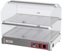 Diverso By Diamond Verwarmde Vitrinekast om Neer te Zetten, 2 Niveaus L500mm - WR-EVC2-65