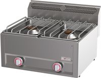 Diverso By Diamond Kookplaat 2 Branders 8 KW Zeer Krachtig -Top - WR-G2FH-14