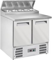 Diverso By Diamond Gekoelde Tafel 2 Deuren GN 1/1, + Koelstructuur 5x GN 1/6-150 Mm - WR-SAS2-P2