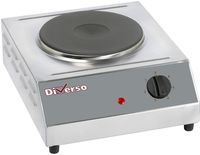 Elektrisch Warmhoudplaat, Tafelmodel, 1 Plaat Ø 230mm, Diamond WR-RTS/1E