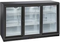 Diverso By Diamond Gekoelde Flessenkoeler "achterbar" Geventileerd, 3 Glazen Schuifdeuren - WR-TAB3-S3