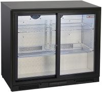 Diverso By Diamond Gekoelde Flessenkoeler Geventileerd, 2 Glazen Schuifdeuren - WR-TAS2-E3