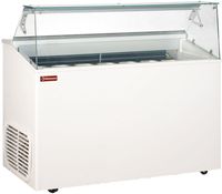 Uitstalvitrine voor Roomijs, 7 Bakken - Diamond TOP7-R2