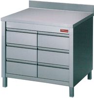 Diamond Werktafelkast met 6 Laden GN 1/1 - TACS107/B-D