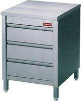 Diamond Werktafelkast met 3 laden GN1/1 | TACS67/B