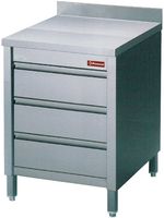 Diamond Werktafelkasten met 3 Laden GN 1/1 - TACS67/B-D