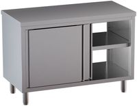 Diamond TAP207-SA1 Neutrale werktafelkast, schuifdeuren, centrale doorgeefopening