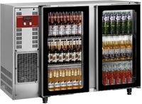 Flessenkoeler Rvs 2 Glazendeuren, 375 Liters | Diamond | TAVX/2G-R2