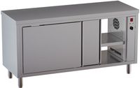 Diamond TEP167-SA6 Warmhoudkasttafel, schuifdeuren, centrale doorgeefopening