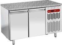 Diamond Koelwerkbank, Geforceerd, 2 deuren EN 600x400 - Top in graniet - TP2N/HG-R2