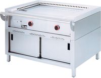 Gas teppanyaki 2 zones kast schuifdeuren TPG2-12 | Diamond | TPG2-12