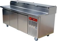 Diamond Koelwerkbank, Geforceerd, 3 deuren EN 600x400, gekoelde opzetstructuur GN 11x 1/3 - TS31-US/H