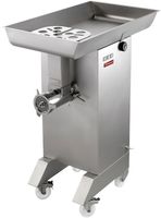 Diamond Hakmolen in R.V.S. N° 32, Ø 4.5 mm, 700 kg/h, op wielen | TTGD-32/CB-PCH