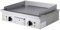 Diamond "Teppanyaki" elektrische plaat, 2 zones (2x 3,15 kW), tafelmodel | TYE-58/T-N