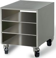 Diamond R.V.S. steun kast voor vacuummachine, op wielen, verwijderbaar | VCM/ND