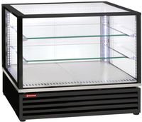 Gekoelde Vitrine Tafelmodel | B=79cm | R290, milieuvriendelijk | Geforceerd | Zwart | VRDP-B1-R2