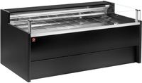 Diamond Gekoelde toonbank met glas Self-service, Geforceerd, , met reserve - ZWART | VZ30/B5-VR2/SS