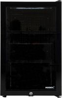 Glasdeur koeler - Zwart - 5 – 15 ℃ - 71 Liter - 40 dB(A) - Tot 70x 500ml flesjes - Husky KK70-BK-NL-HU