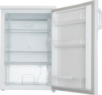 Koelkast - 133 liter - LED - RVS Handgreep - Wit - RVS afwerking - 3 deurbakken - Exquisit KS16-V-H-010DW