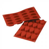 Bakmat Ovals-Small (Cap.16St.) | SiliconFlex | 070052