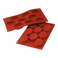 Bakmat Ovals-Medium (Cap.09St.) | SiliconFlex | 070071
