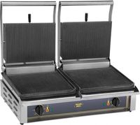 Contactgrill Panini-Double (Gegroefd/Gegroefd) | Roller Grill | 304063