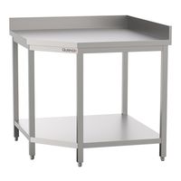 Qusinox 380052 Werktafel - 100cm| hoekmodel