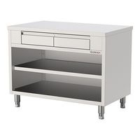Qusinox 380123 Werktafel - 120cm| open