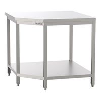 Qusinox 380152 Werktafel - 100cm| hoekmodel